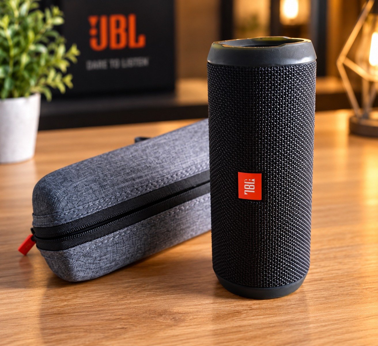 Coluna portátil JBL com estojo